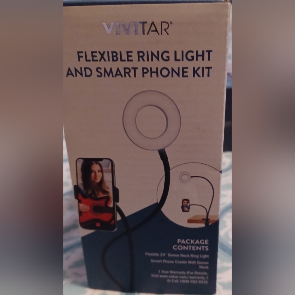 Vivitar Flexible ring light and smart phone kit NIB - Picture 4 of 4